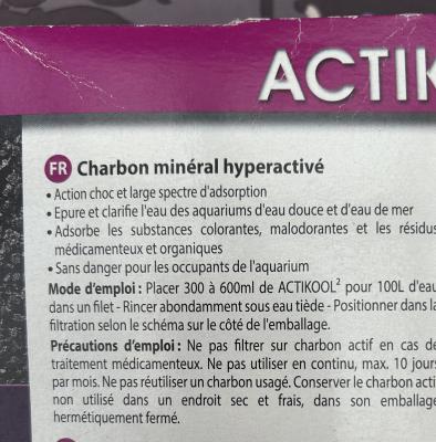Lot Charbon minéral hyperactivé