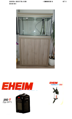 Aquarium et son meuble