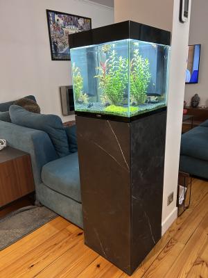 Aquarium Ciano noir 52L + meuble