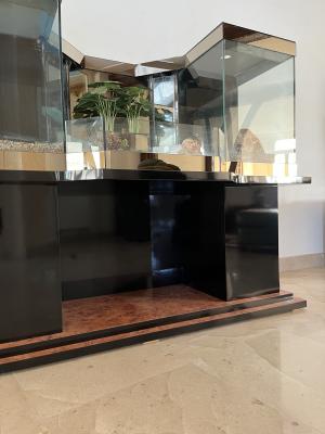 Aquarium avec meuble adapté