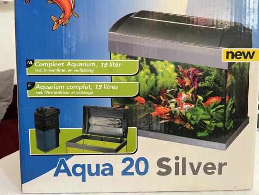Aquarium complet Aqua 20 Silver – 19 litres