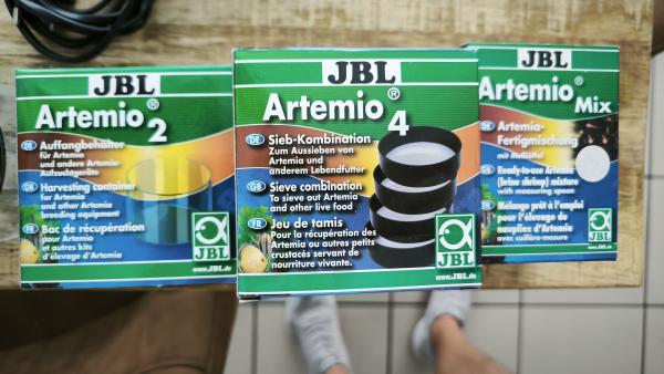 Lot complet d’élevage de nauplies d’Artemia - JBL Artemio (comme neuf)