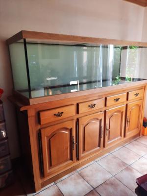 Aquarium 200x60x60 avec meuble