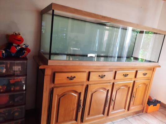 Aquarium 200x60x60 avec meuble
