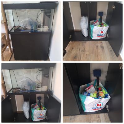 Aquarium 120L et meuble
