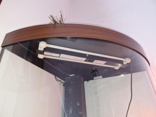 Aquarium d'angle 200 litre prêt à l'emploi