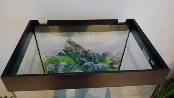 Aquarium Juwel 120 litres avec meuble noir
