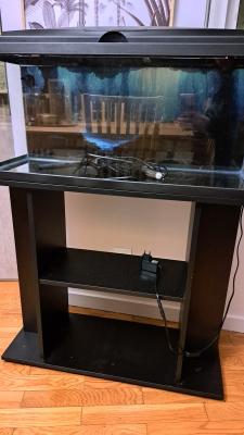 Aquarium 80l avec meuble