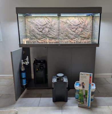 Aquarium JUWEL Rio 240 Gris entièrement équipé