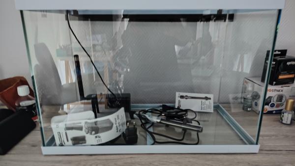 Aquarium superfish 60 Litres blanc