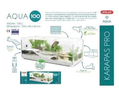 aquarium 120L + pompe externe + éclairage + accessoires