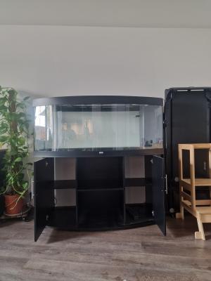 Aquarium JUWEL 450L panoramique + meuble, filtration et chauffage