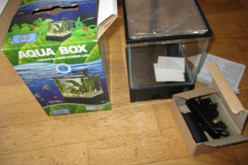 RARE - Aquarium Aquabox 5.5L Noir - NEUF