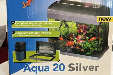 Aquarium complet Aqua 20 Silver – 19 litres