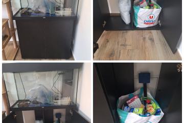 Aquarium 120L et meuble