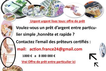OFFRE DE PRÊT ENTRE PARTICULIER  Sérieux en 72H- Comment être en face